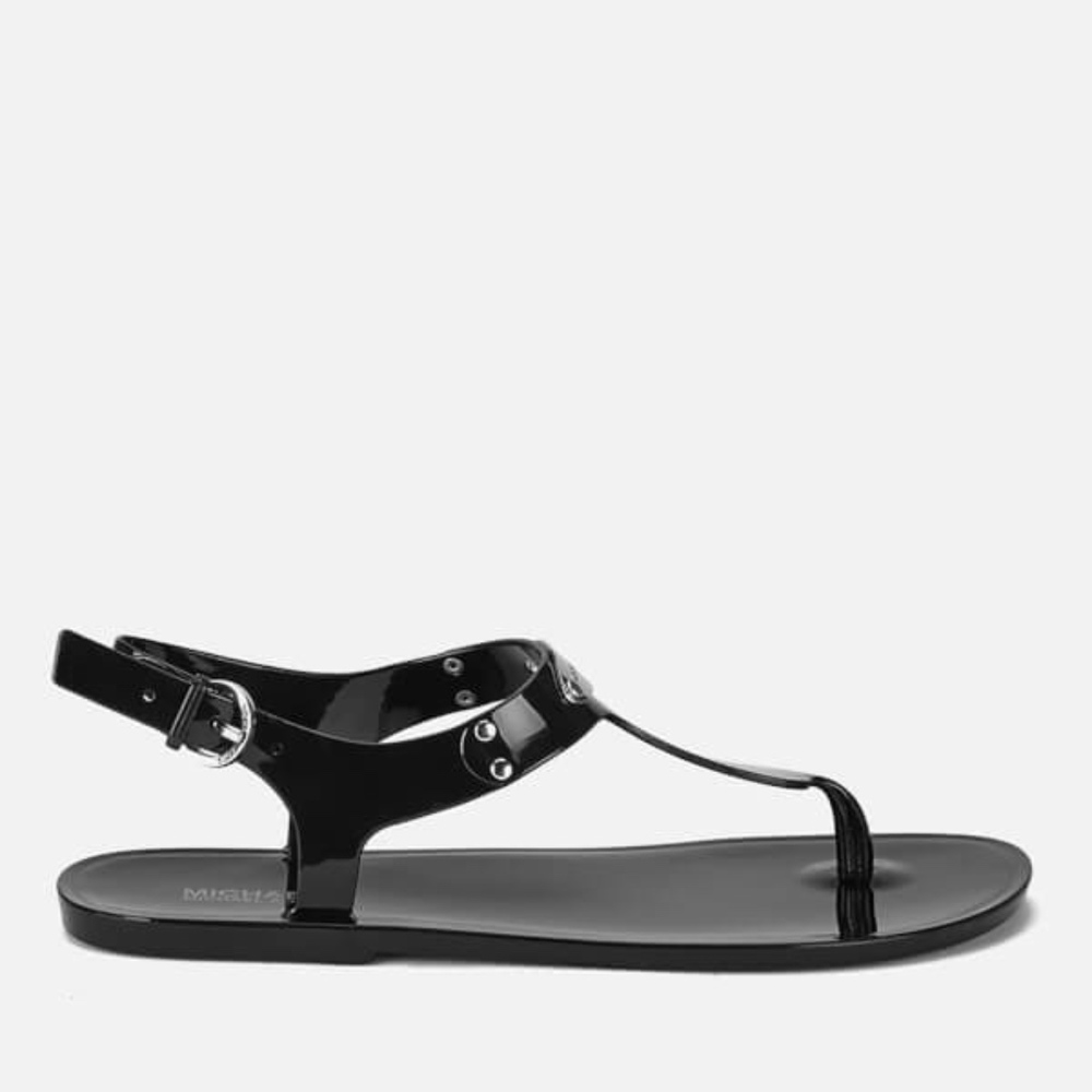 Michael Kors Black Jelly Sandals - Picture 2 of 3